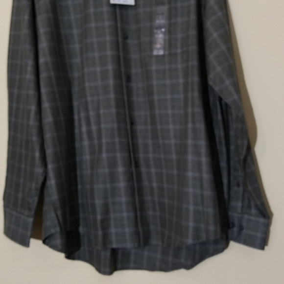 2/$35 NWT Geoffrey Beene Plaid Dress Shirt L - Picture 4 of 12